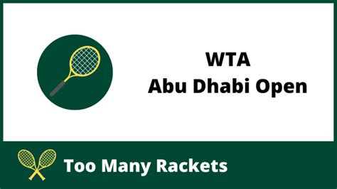 abu dhabi open 2024 draw